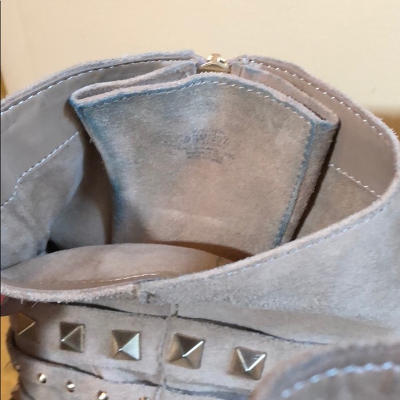 BCBGeneration Suede Studded Ankle Boots - Picture 7 of 8